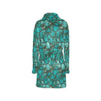 All Turquoise Women's Bath Robe Baha Ranch Western Wear