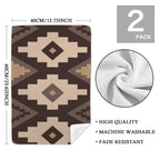 Earth Aztec Set of 2 Dish Towels Kitchen Towel Made in America Baha Ranch Western Wear