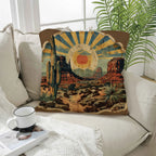 Southwestern Desert Pillow Case Made in America Baha Ranch Western Wear