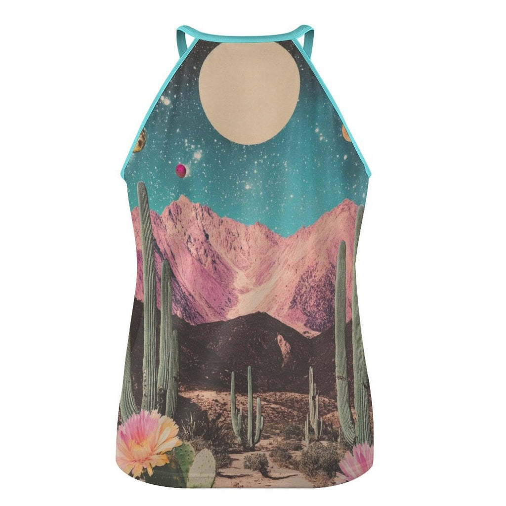 Baha Ranch Bull Skull Retro Pop Western Tank Top Baha Ranch Western Wear