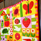 Garden Charms Quilt Kit - Pink/ Green With Love by Kristy