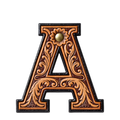 Monogrammed Initial Western Leather Look Saddle Longhorn Cowboy Cowgirl Kitchen Dish Towels Made in America Baha Ranch Western Wear