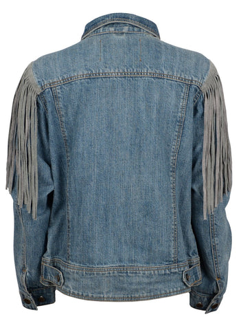 Mason Denim Fringe Jacket Baha Ranch Western Wear