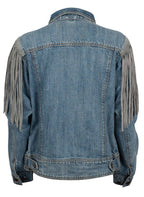 Mason Denim Fringe Jacket Baha Ranch Western Wear