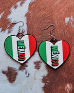 3D Print Mexico Theme Earrings Or Key Chain Baha Ranch Western Wear