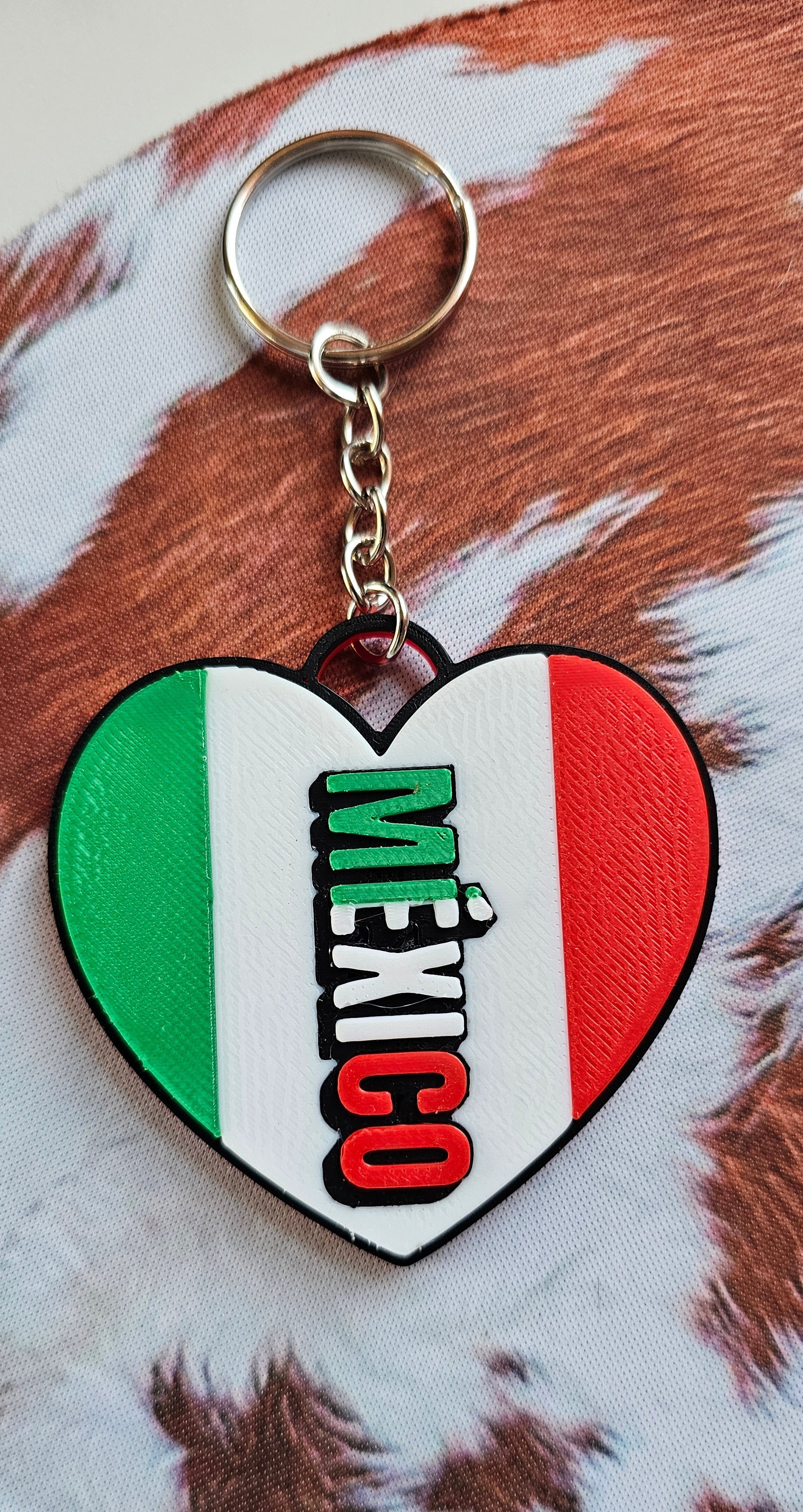 3D Print Mexico Theme Earrings Or Key Chain Baha Ranch Western Wear