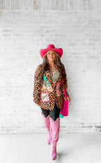 Baha Ranch Retro Pop Western Wild West Leopard Blazer Baha Ranch Western Wear