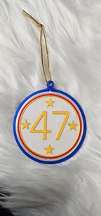 Ultimate Trump 3D Print Christmas Ornament Set Made in America Baha Ranch Western Wear