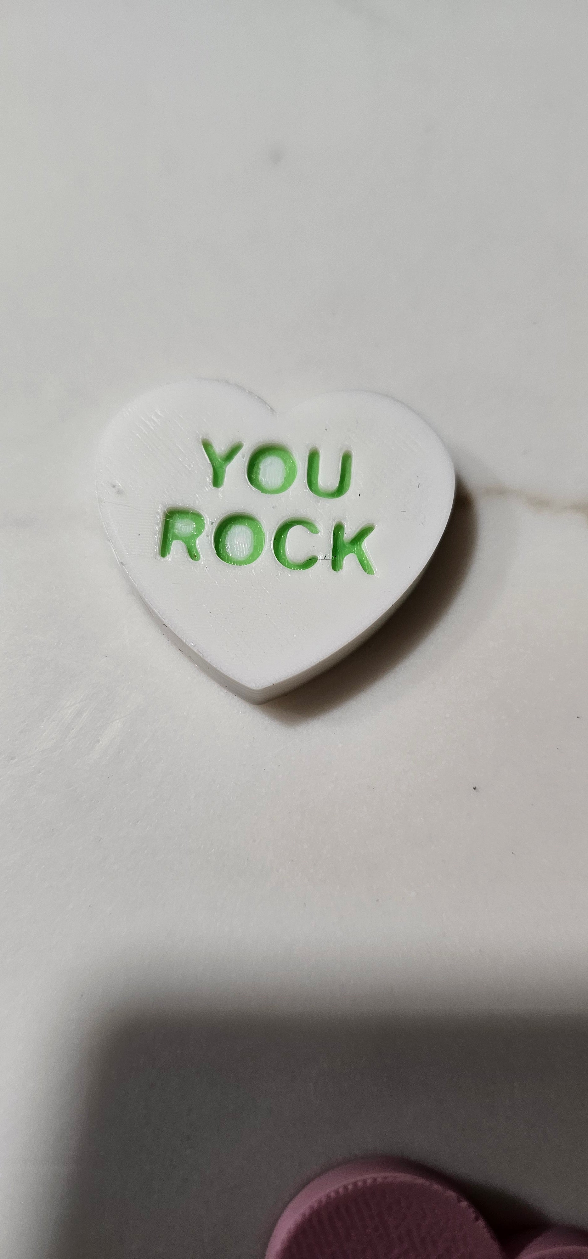 3d Printed Candy Conversation Heart Pins or Earrings Made in America Baha Ranch Western Wear