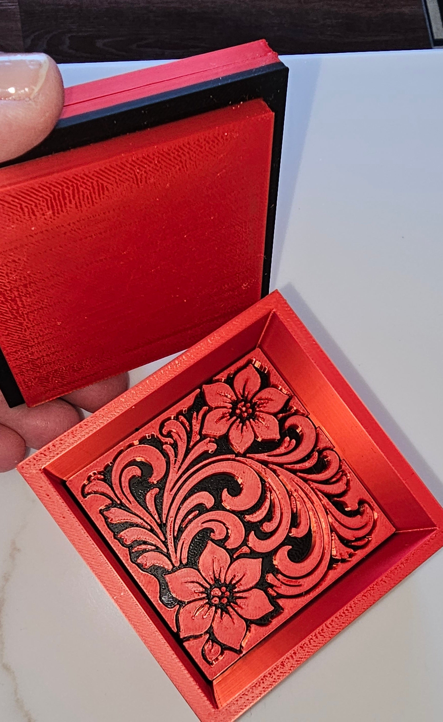 Baha Ranch 3D Tooled Gift Box - choice of colors and sizes Baha Ranch Western Wear