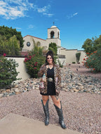 Baha Ranch Retro Pop Western Wild West Leopard Blazer Baha Ranch Western Wear