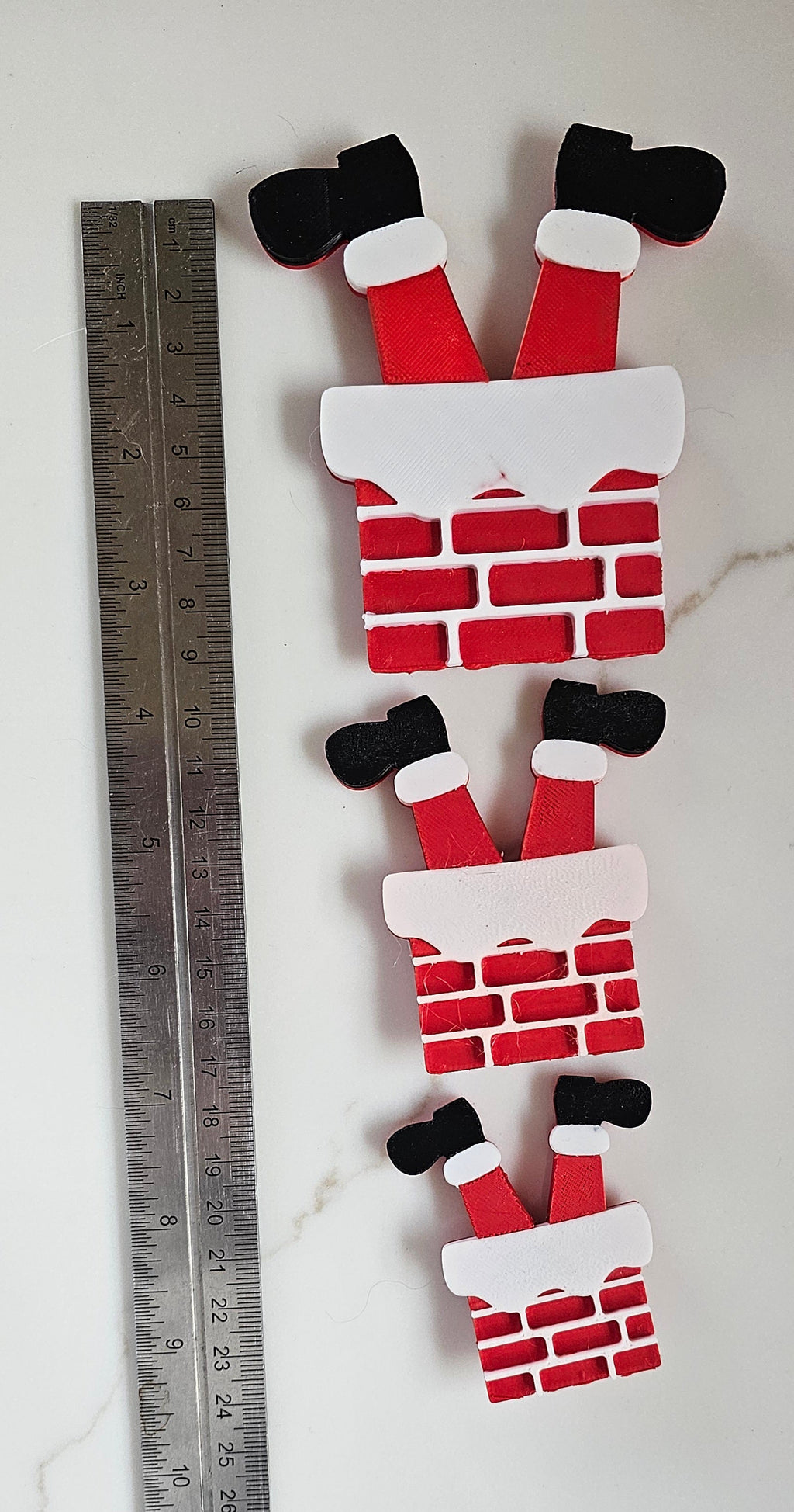 set of 2 Santa Elf I Know Him Hat Magnets Christmas Made in America Choice of Sizes Baha Ranch Western Wear