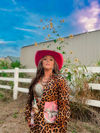Baha Ranch Retro Pop Western Wild West Leopard Blazer Baha Ranch Western Wear