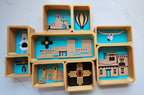 3d New Mexico Adobe Display Accessory Trinket Tray Box Choice of styles Baha Ranch Western Wear
