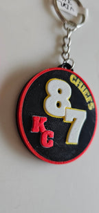 3D Print Chiefs Kc 87 Kelce Travis Kansas City Football Ornament or Keychain Baha Ranch Western Wear