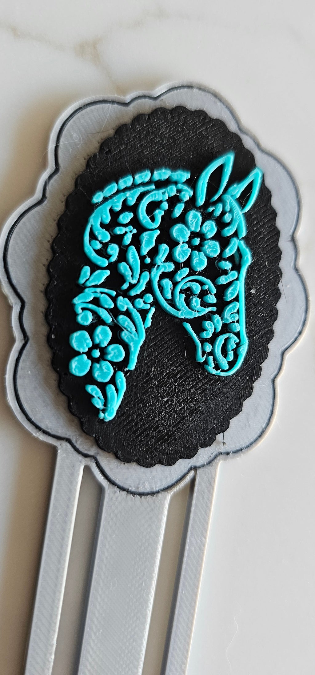 Baha Ranch 3D Horse Equine Bookmark Earrings Pin Magnet made in America Baha Ranch Western Wear