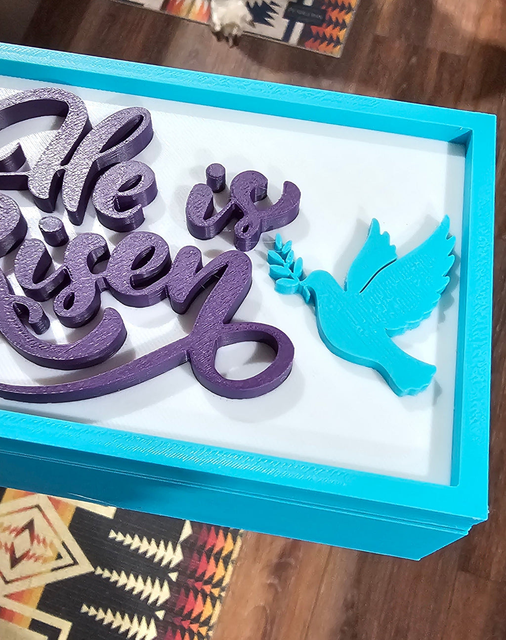 3d Print He Is Risen Faith Trinket Gift Box Baha Ranch Western Wear