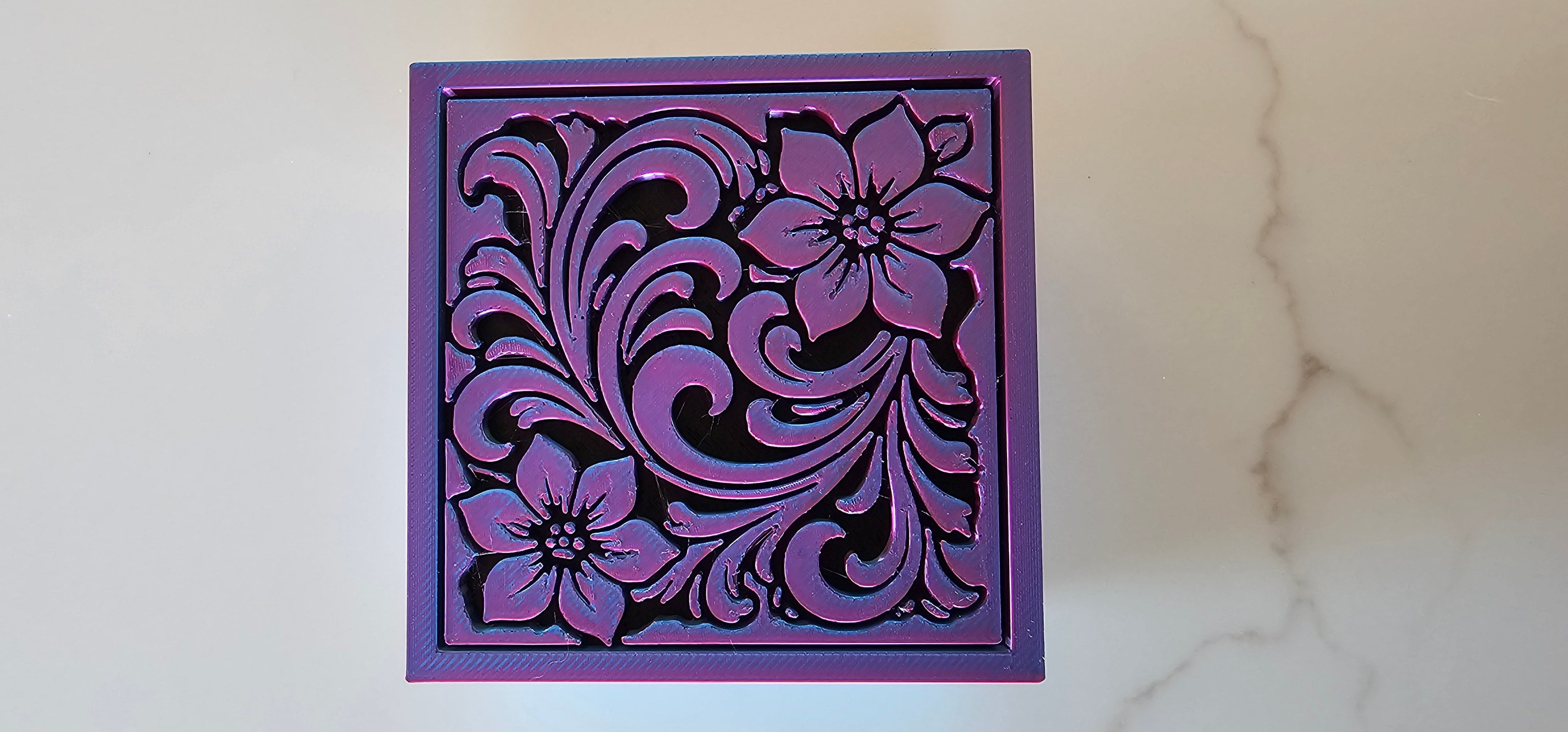 Baha Ranch 3D Tooled Gift Box - choice of colors and sizes Baha Ranch Western Wear