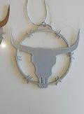 3D Print Longhorn Texas Ranch Western Barbwire Christmas Ornaments Made in America Baha Ranch Western Wear