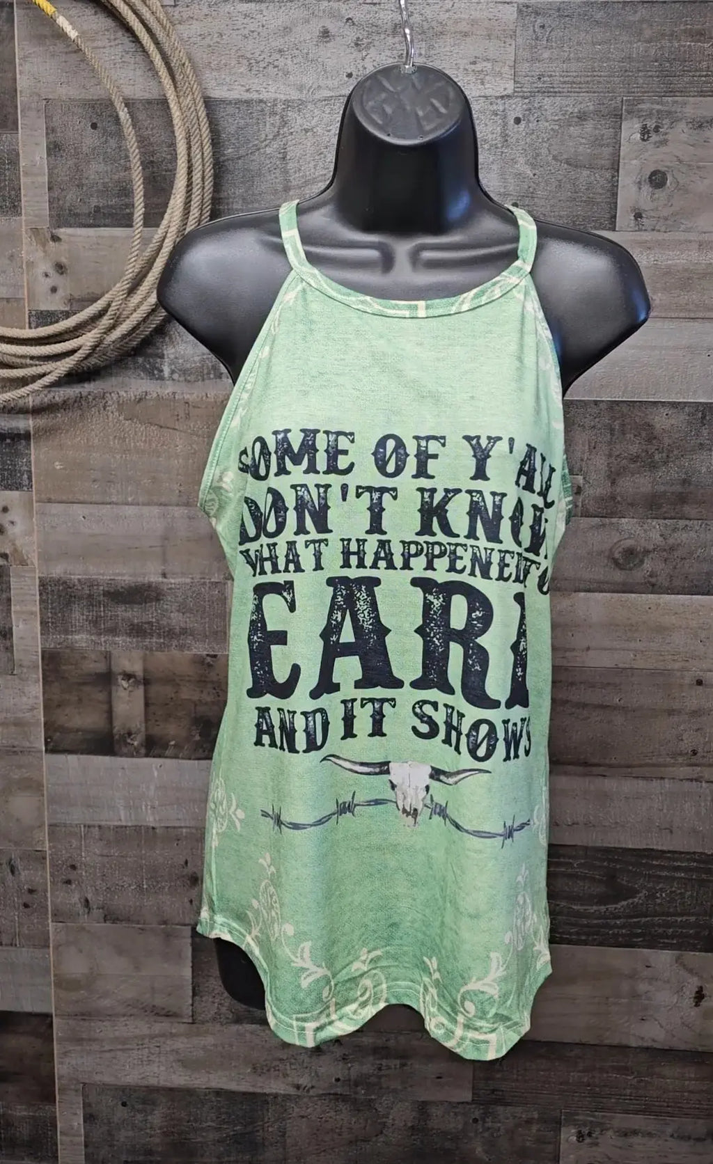 Baha Ranch What Happened to Earl Women's Tank Top Baha Ranch Western Wear