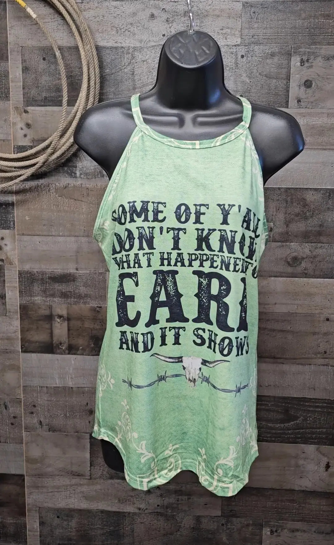 Baha Ranch What Happened to Earl Women's Tank Top Baha Ranch Western Wear