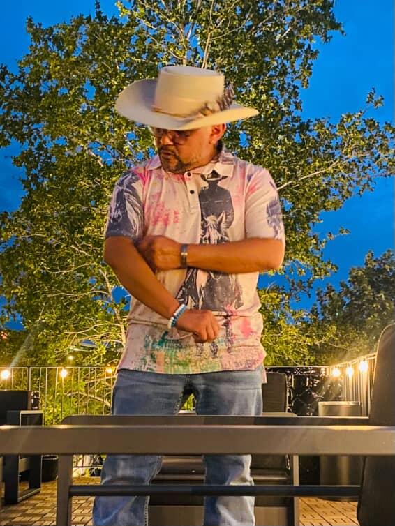 Baha Ranch Retro Pop Western Trail Ride Polo Shirt Baha Ranch Western Wear