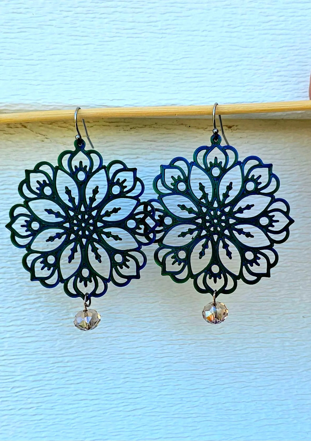 3D Print Boho Earrings Made in America Baha Ranch Western Wear