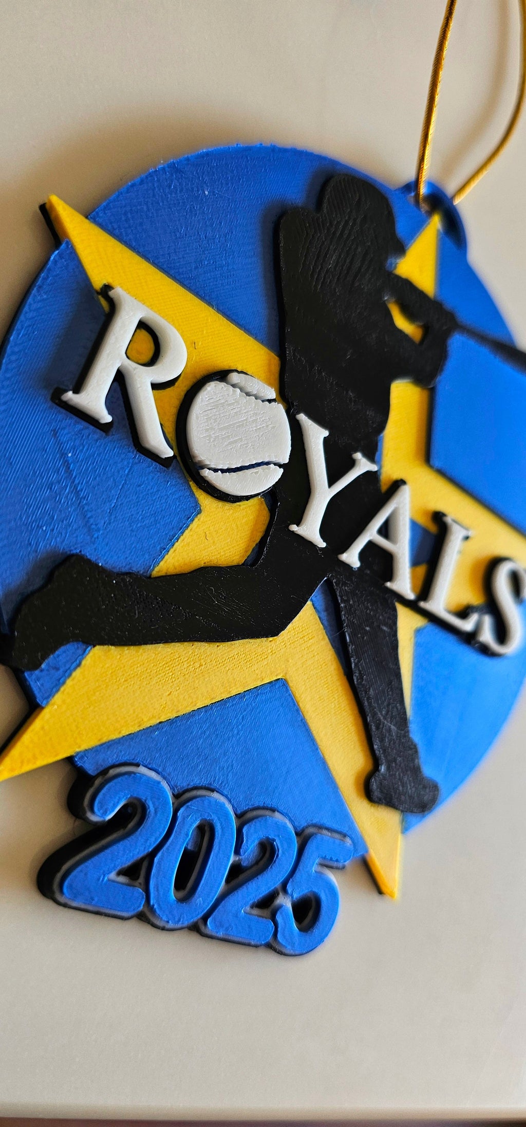 3D Print Royals Kc Baseball Kansas City Ornament Baha Ranch Western Wear