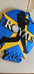 3D Print Royals Kc Baseball Kansas City Ornament Baha Ranch Western Wear