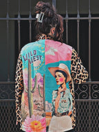Baha Ranch Retro Pop Western Wild West Leopard Blazer Baha Ranch Western Wear