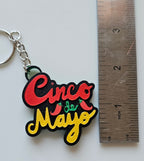 Choice of 3D print Keychains Mexico Cinco de Mayo Chili Sugar Skull Made in America Baha Ranch Western Wear