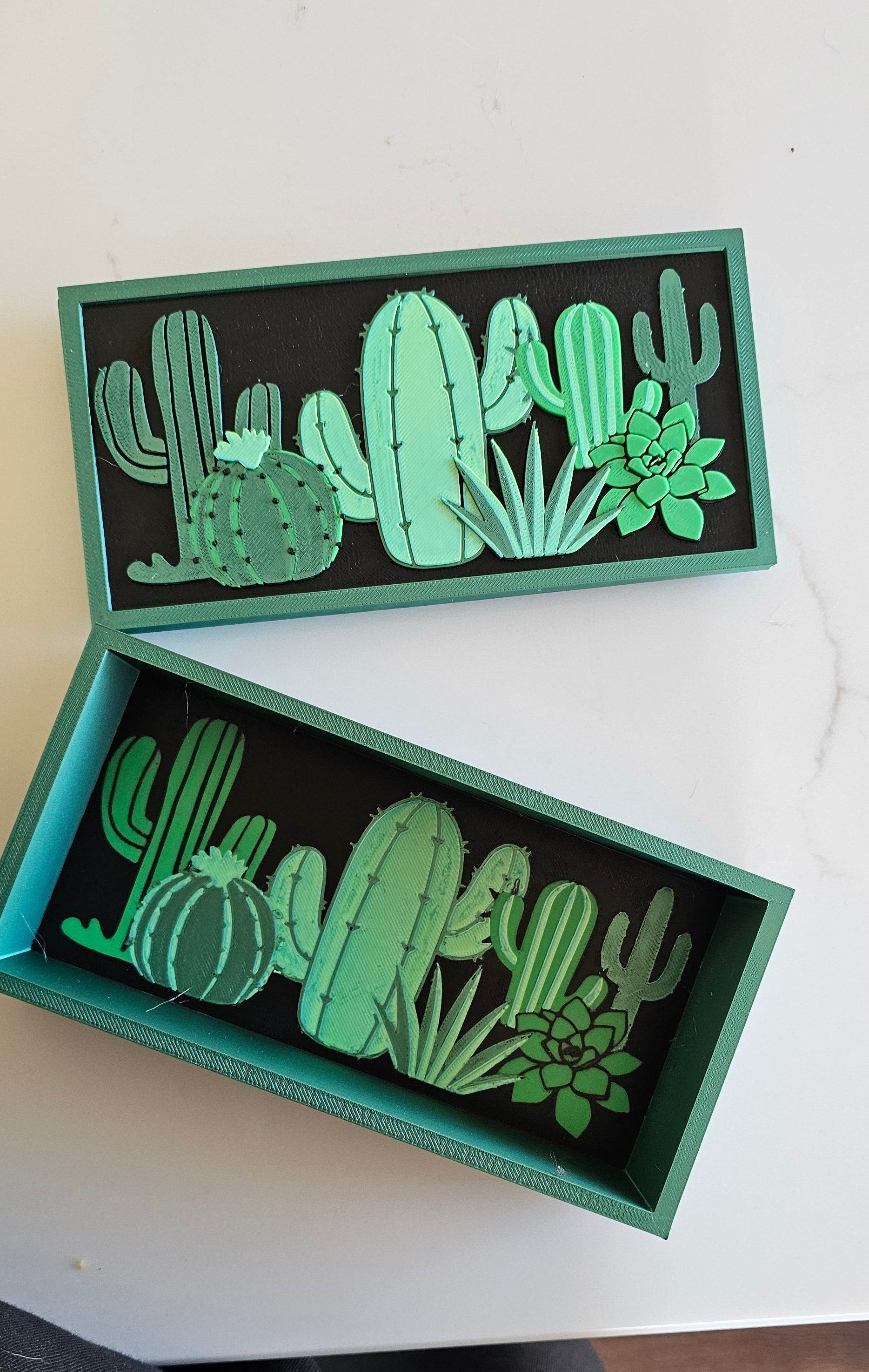 3d Print Cactus Gift Box Baha Ranch Western Wear