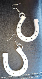 Baha Ranch 3D Print Silver Silk western Earrings Choice of styles Made in America Baha Ranch Western Wear