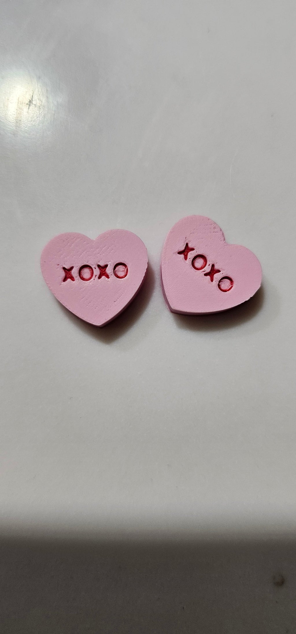 3d Printed Candy Conversation Heart Pins or Earrings Made in America Baha Ranch Western Wear