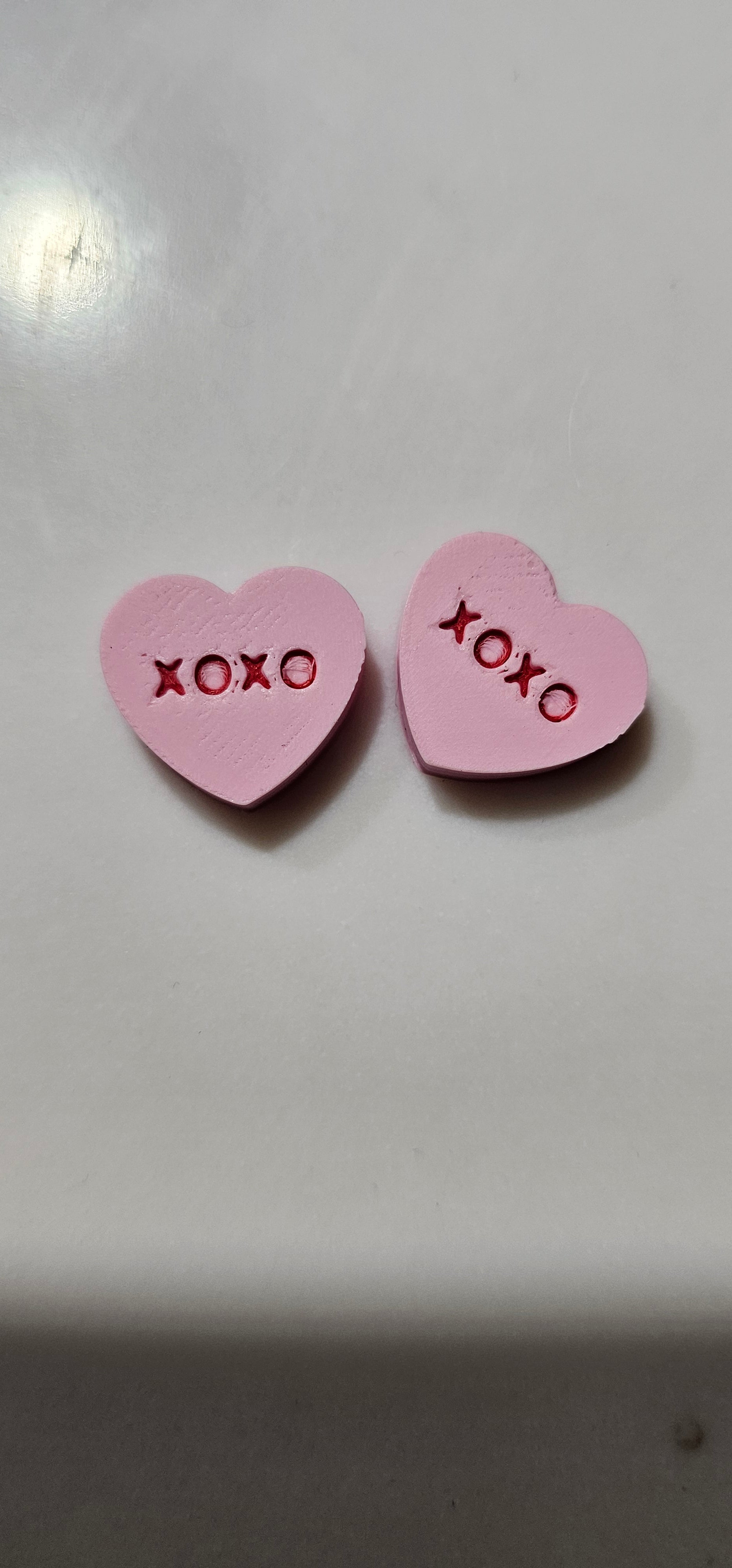 3d Printed Candy Conversation Heart Pins or Earrings Made in America Baha Ranch Western Wear