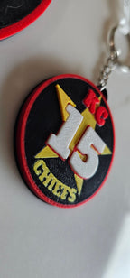 3D Print Chiefs Kc 15 Mahomes Kansas City Patrick Football Ornament or Keychain Baha Ranch Western Wear