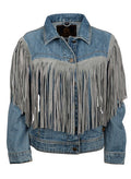 Mason Denim Fringe Jacket Baha Ranch Western Wear