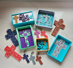 Baha Ranch 3D Faith Tooled Wall Cross or Keychain/Purse Charm Made in America Baha Ranch Western Wear