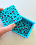 Baha Ranch 3D Tooled Gift Box - choice of colors and sizes Baha Ranch Western Wear