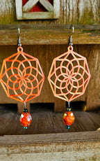 3D Print Boho Earrings Made in America Baha Ranch Western Wear