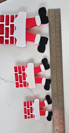 set of 2 Santa Elf I Know Him Hat Magnets Christmas Made in America Choice of Sizes Baha Ranch Western Wear