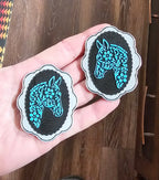 Baha Ranch 3D Horse Equine Bookmark Earrings Pin Magnet made in America Baha Ranch Western Wear