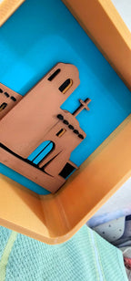3d New Mexico Adobe Display Accessory Trinket Tray Box Choice of styles Baha Ranch Western Wear