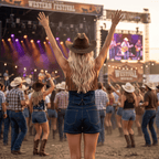 Giddy Up Cowgirl Fringe Vest Shorts Set Outfit Baha Ranch Western Wear
