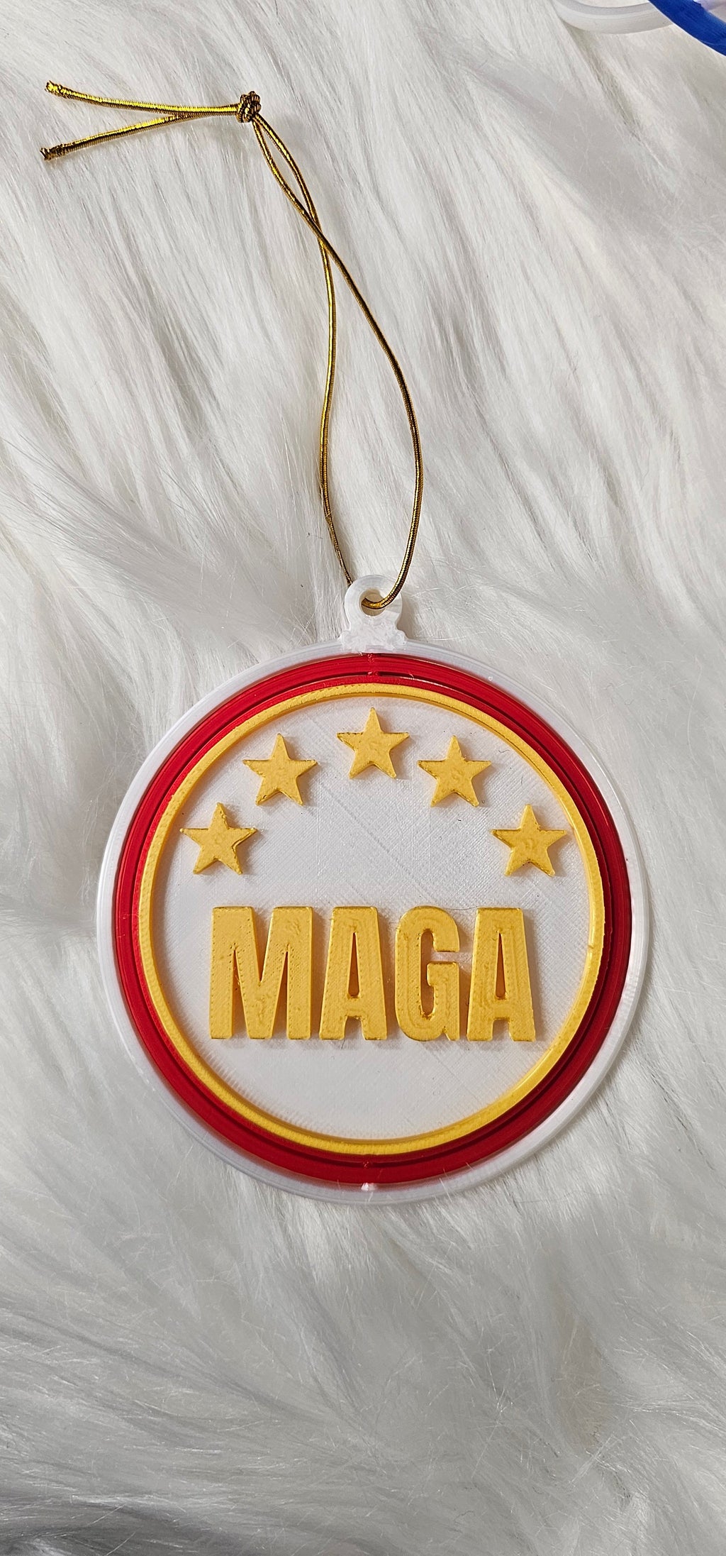 Ultimate Trump 3D Print Christmas Ornament Set Made in America Baha Ranch Western Wear