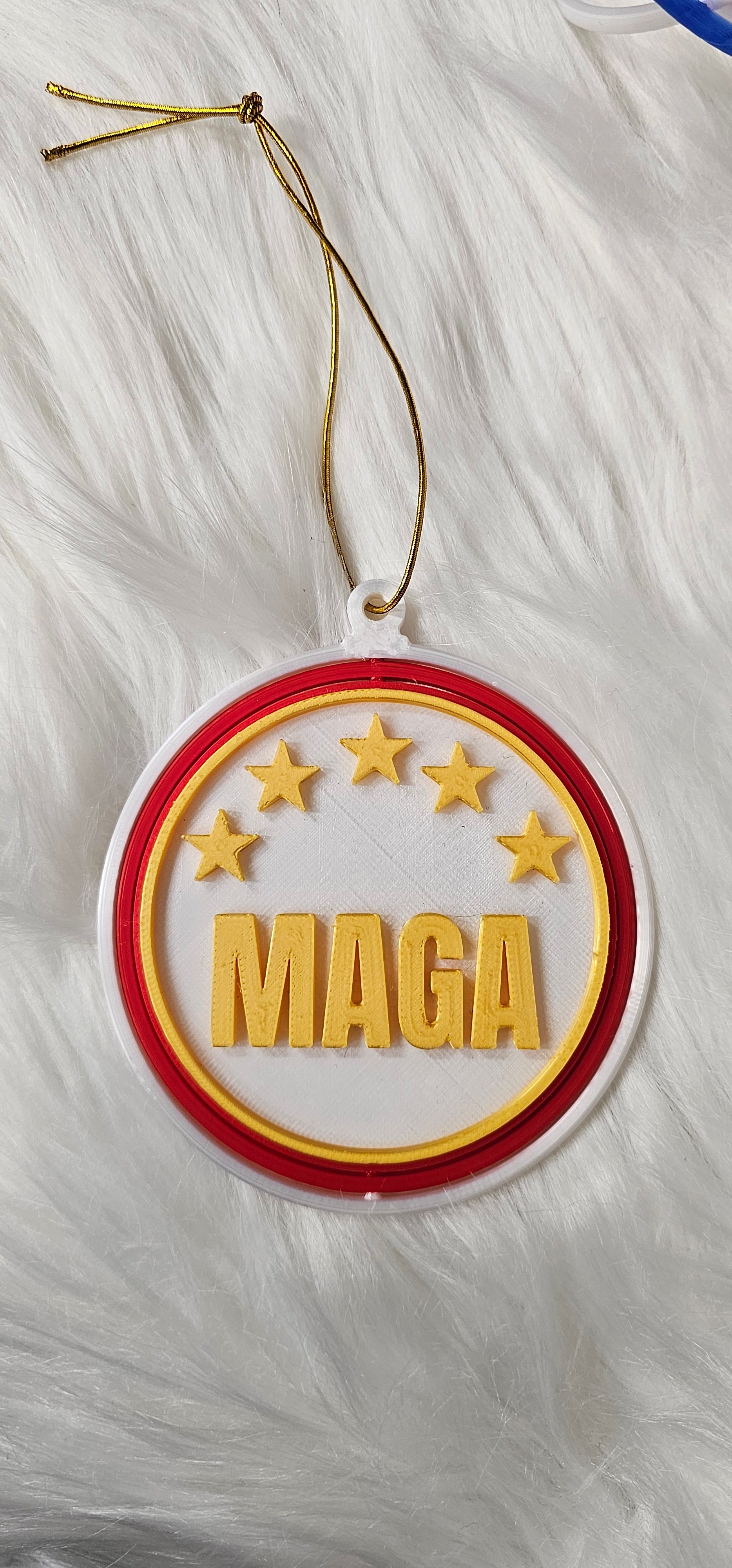 Ultimate Trump 3D Print Christmas Ornament Set Made in America Baha Ranch Western Wear