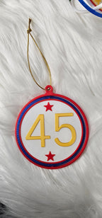 Ultimate Trump 3D Print Christmas Ornament Set Made in America Baha Ranch Western Wear