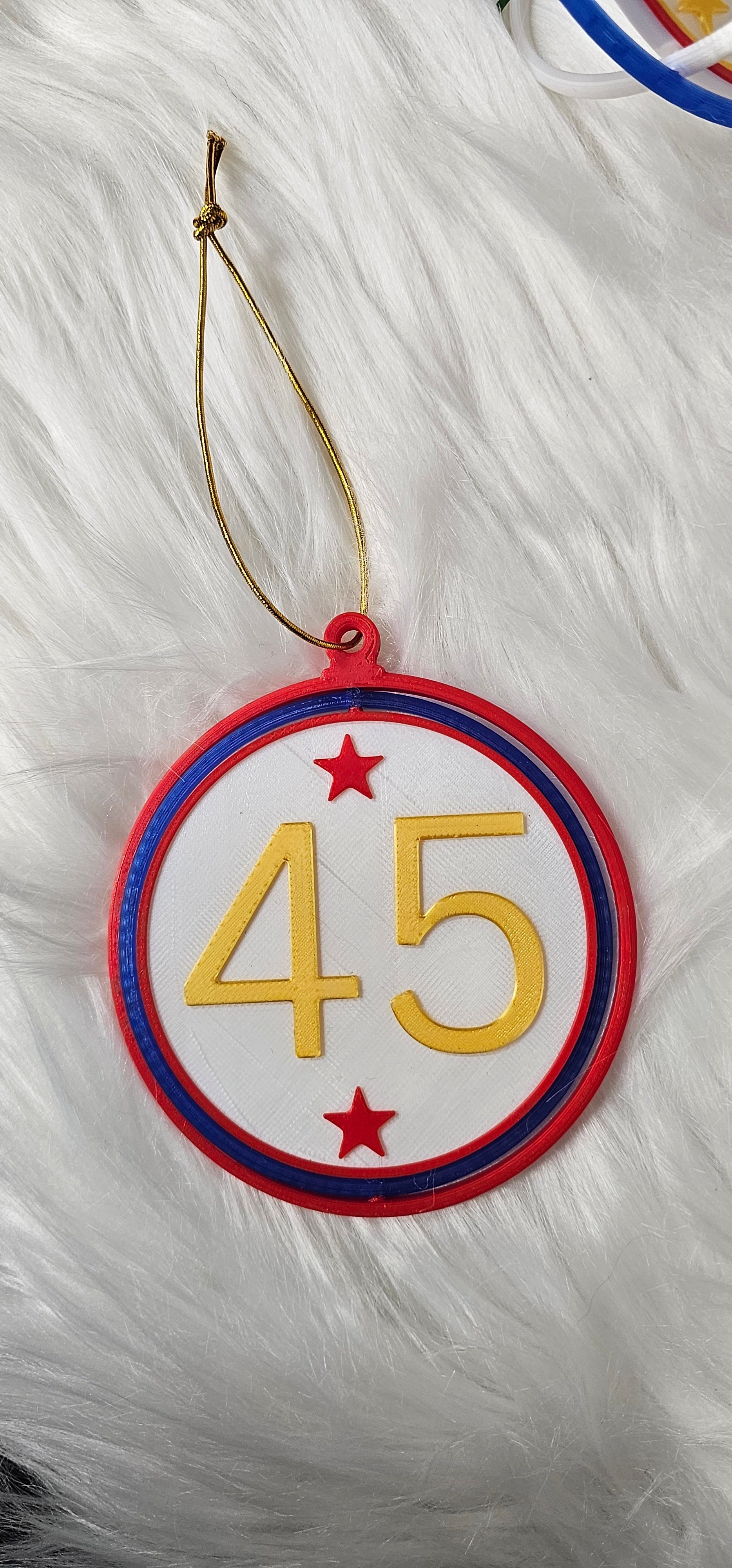 Ultimate Trump 3D Print Christmas Ornament Set Made in America Baha Ranch Western Wear