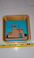 3d New Mexico Adobe Display Accessory Trinket Tray Box Choice of styles Baha Ranch Western Wear