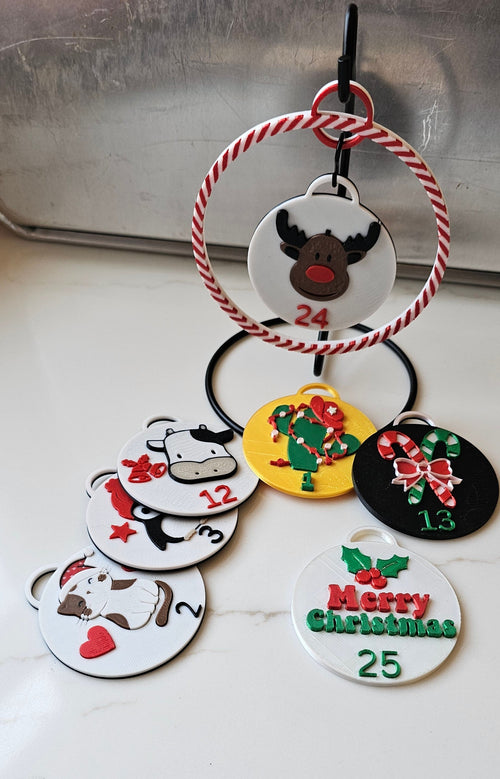 3D Printed Christmas Advent Calendar Ornament Baha Ranch Western Wear